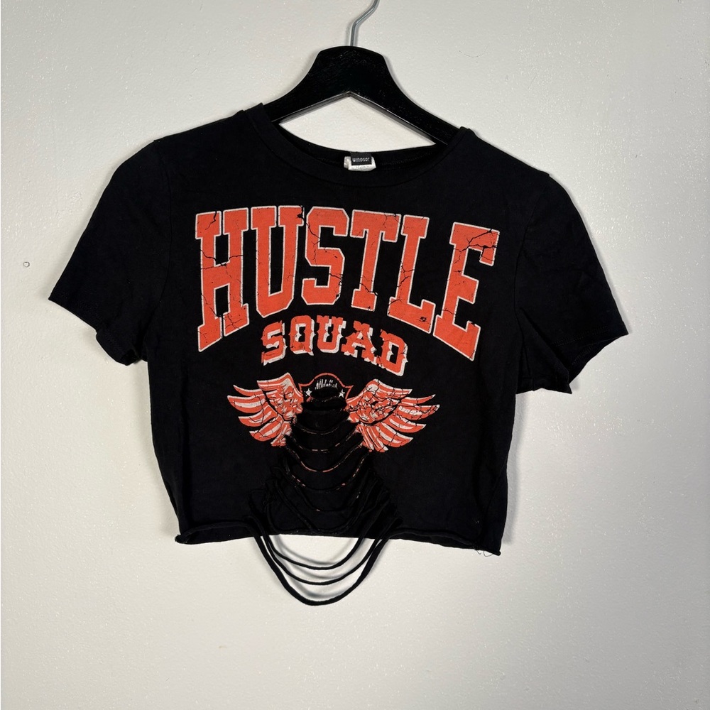 Windsor Black Graphic Top